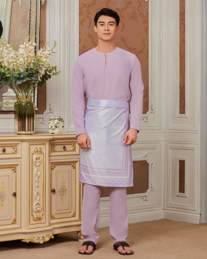 AJMAL BAJU MELAYU - PURPLE LILAC
