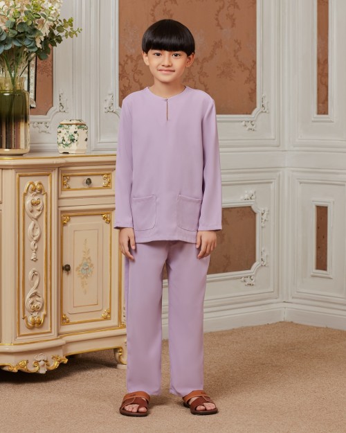 AJMAL BAJU MELAYU KID - PURPLE LILAC