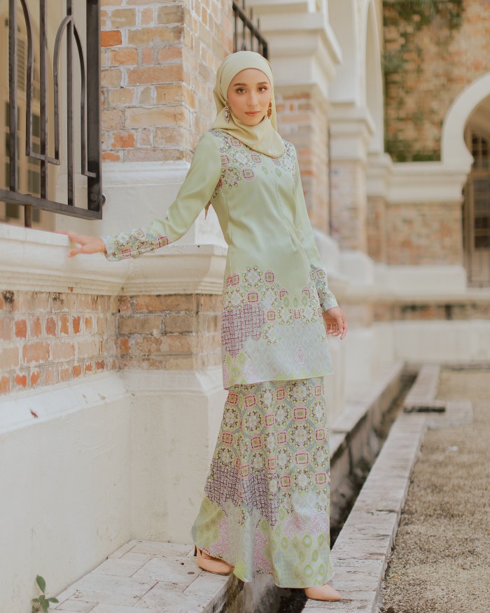 RIKA PREMIUM KURUNG - OLIVE