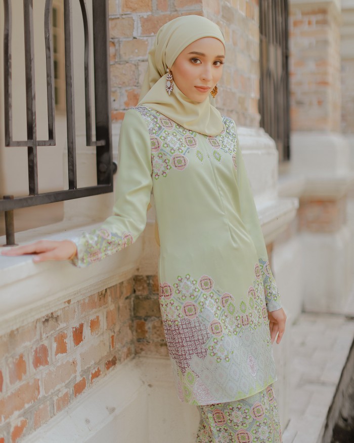 RIKA PREMIUM KURUNG - OLIVE