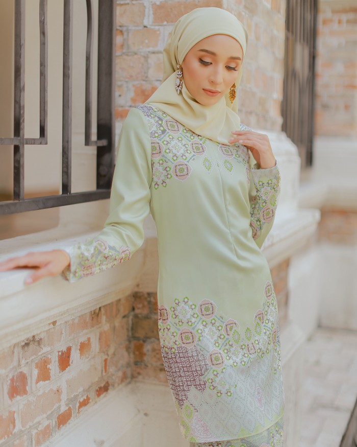 RIKA PREMIUM KURUNG - OLIVE