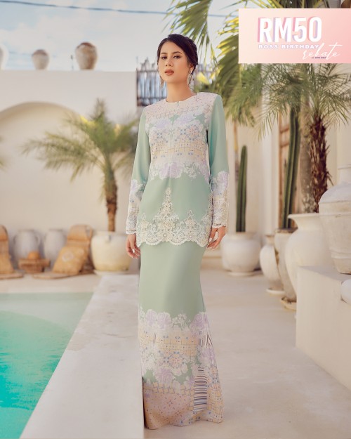 LUNA KURUNG - DUSTY GREEN