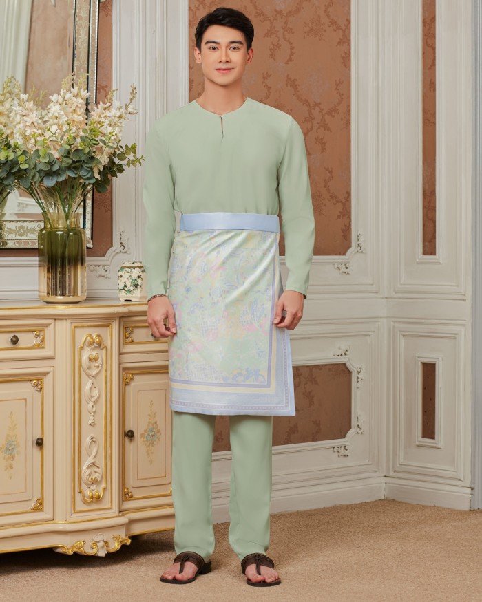 AJMAL BAJU MELAYU - SAGE GREEN