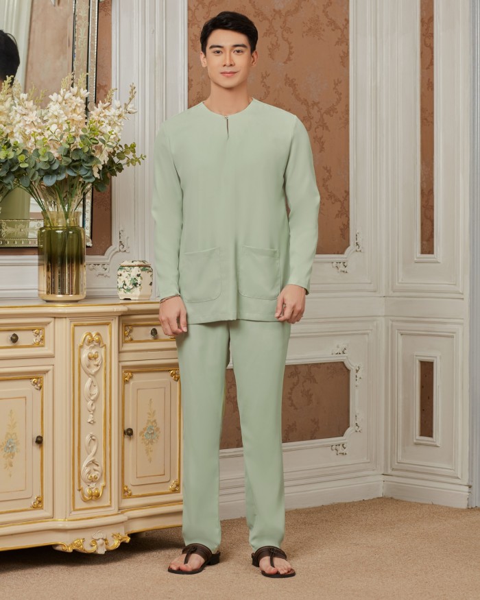 AJMAL BAJU MELAYU - SAGE GREEN