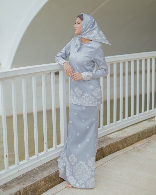 TARISA MINI KURUNG - SILVER GREY
