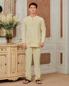 AJMAL BAJU MELAYU - SOFT YELLOW