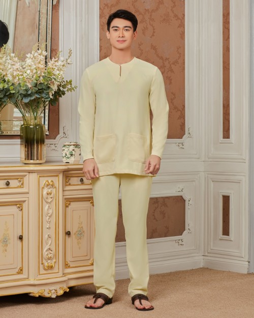 AJMAL BAJU MELAYU - SOFT YELLOW