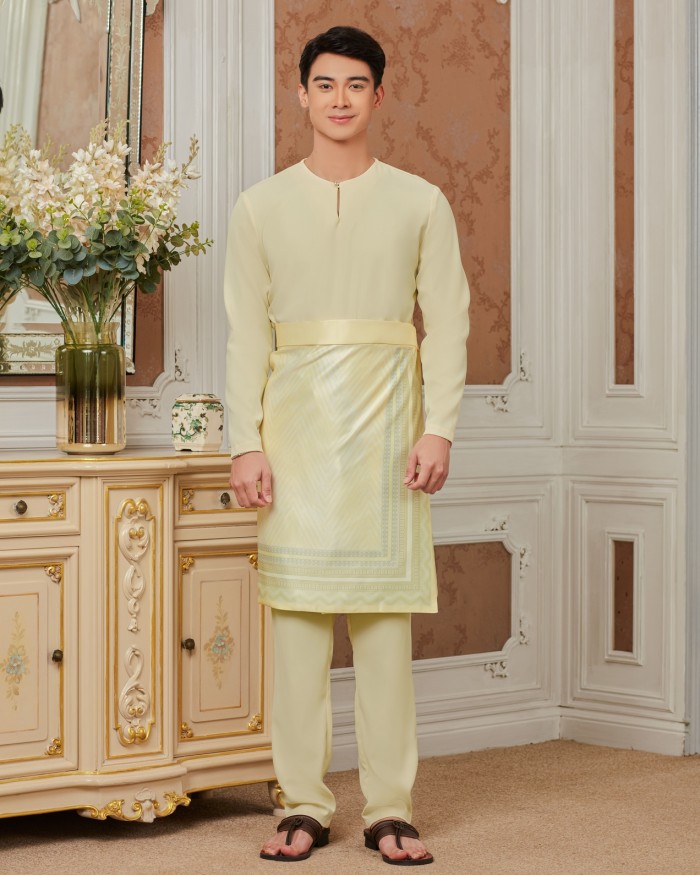 AJMAL BAJU MELAYU - SOFT YELLOW