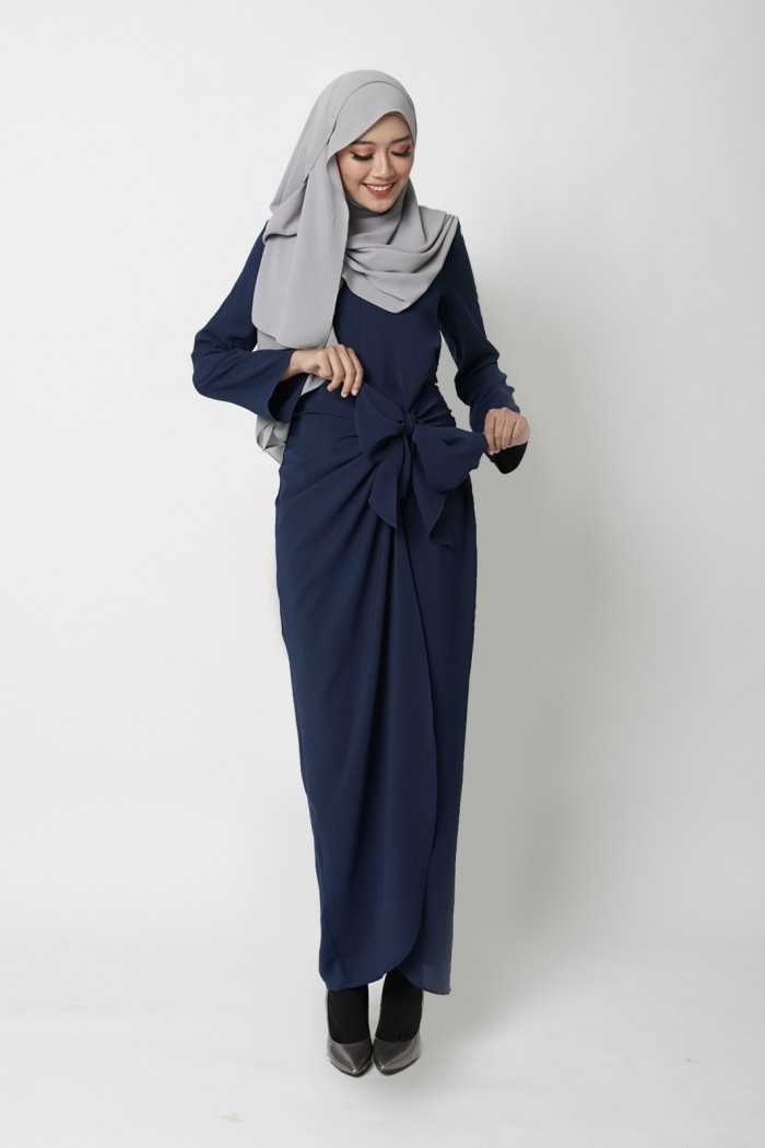 JERVAINE DRESS - DEEP NAVY