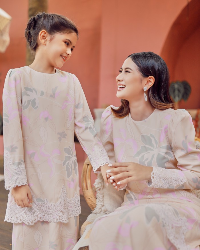 RAYSA LACE KURUNG - NUDE